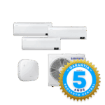 Multi Split Wind-Free Samsung Inverter  Frío Calor 2 x 9000 + 1 x 12000 Btu/hr - Imagen 2
